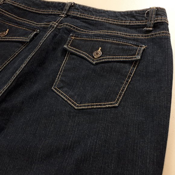 Gloria Vanderbilt Dark Wash The Perfect Fit High-rise Jeans - Picture 5 of 16